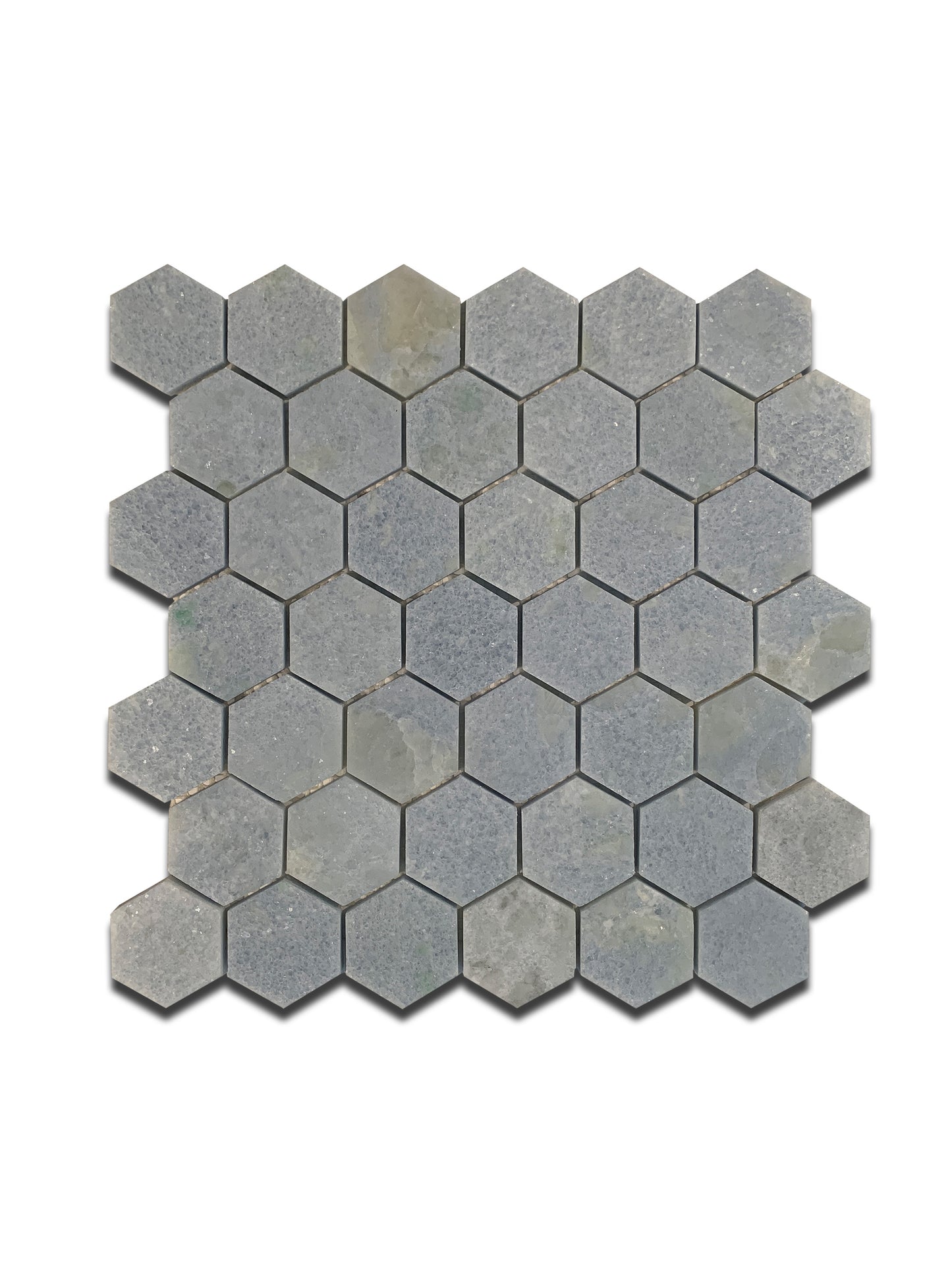 BLUE CELESTE MARBLE MOSAIC POLISHED HEXAGON 2"x2"