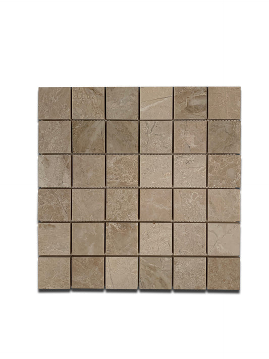 DIANA ROYAL MARBLE MOSAIC POLISHED SQUARE 12"x12"