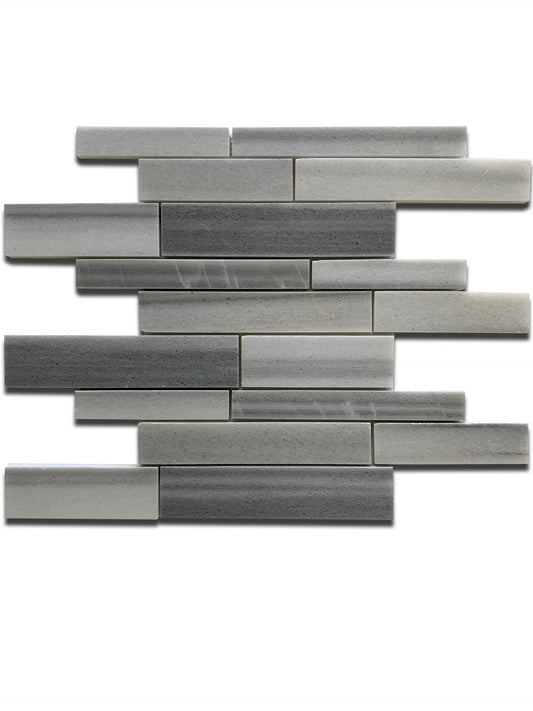 EQUATOR MARBLE MOSAIC POLISHED STRIP BAR 12"x12"