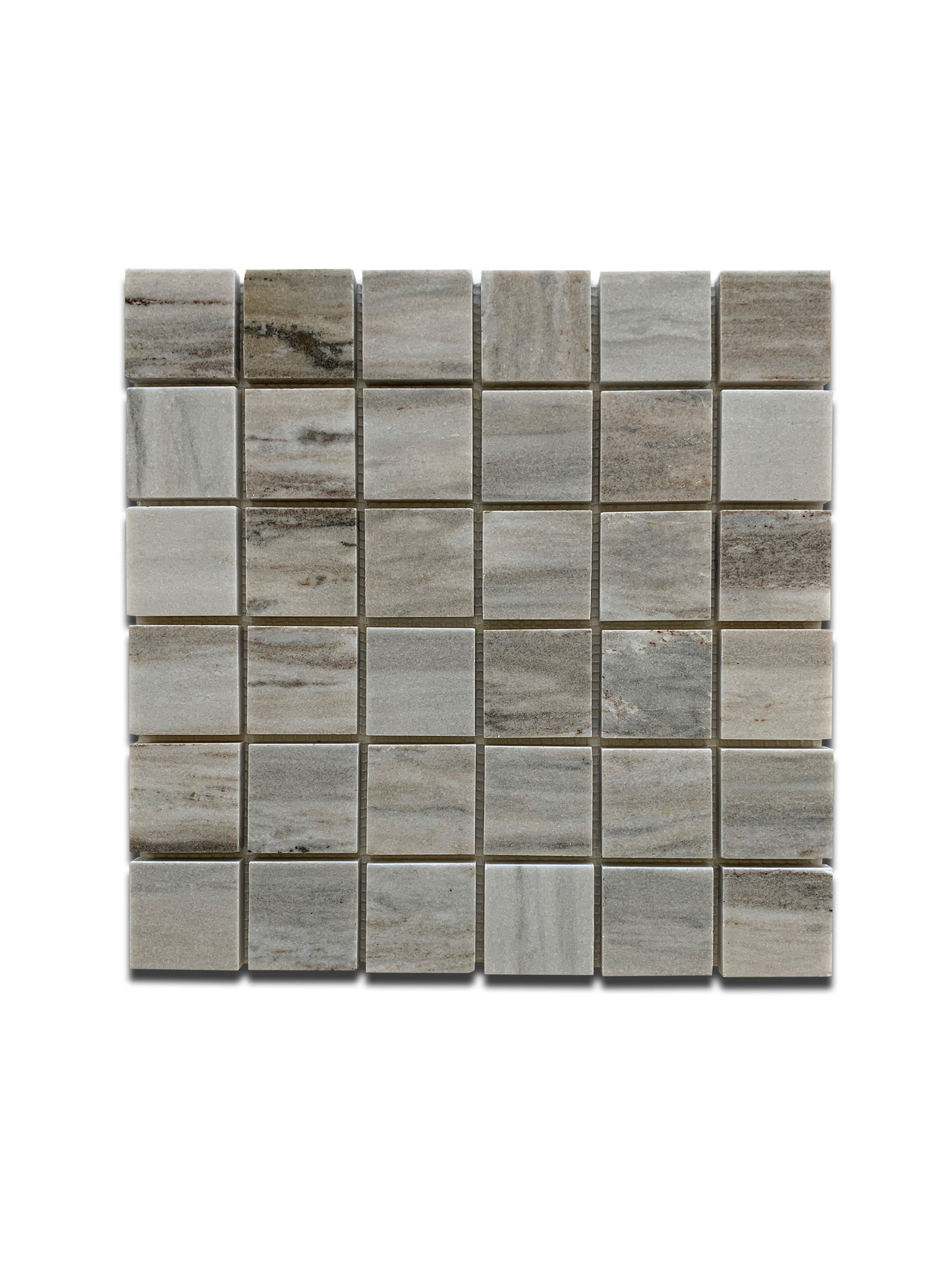 PALISSANDRO MARBLE MOSAIC POLISHED SQUARE 10"x12"