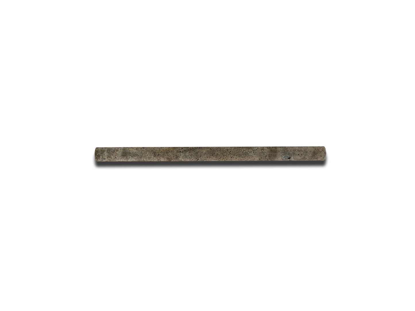 SILVER TRAVERTINE LINER HONED PENCIL 3/4"x12"