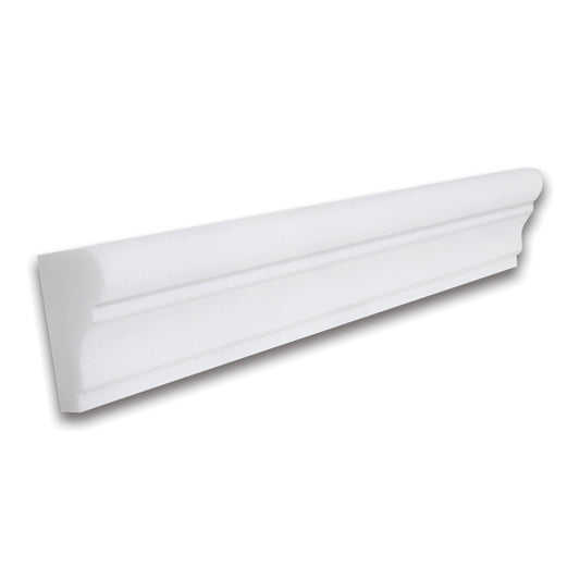 THASSOS MARBLE LINER POLISHED CROWN MOLDING 2"x12"