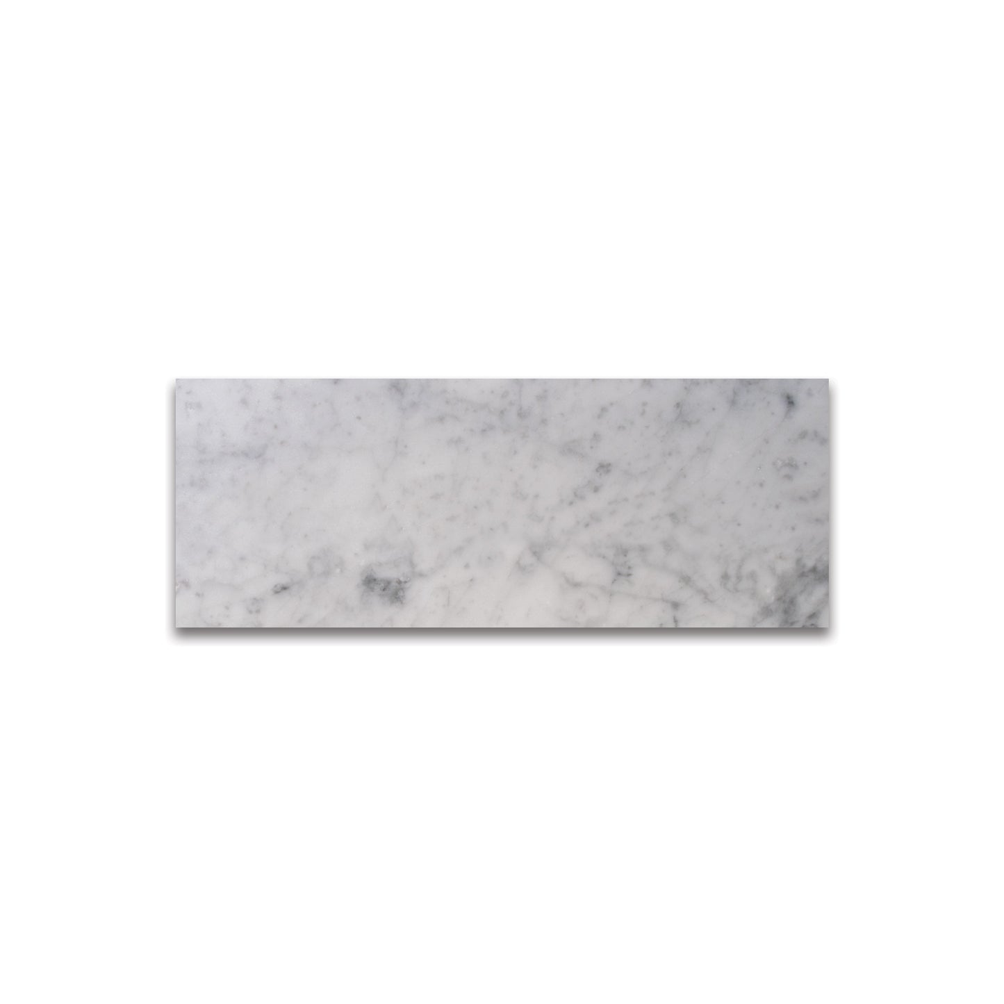 BIANCO CARRARA MARBLE TILE HONED 3''"x6''"