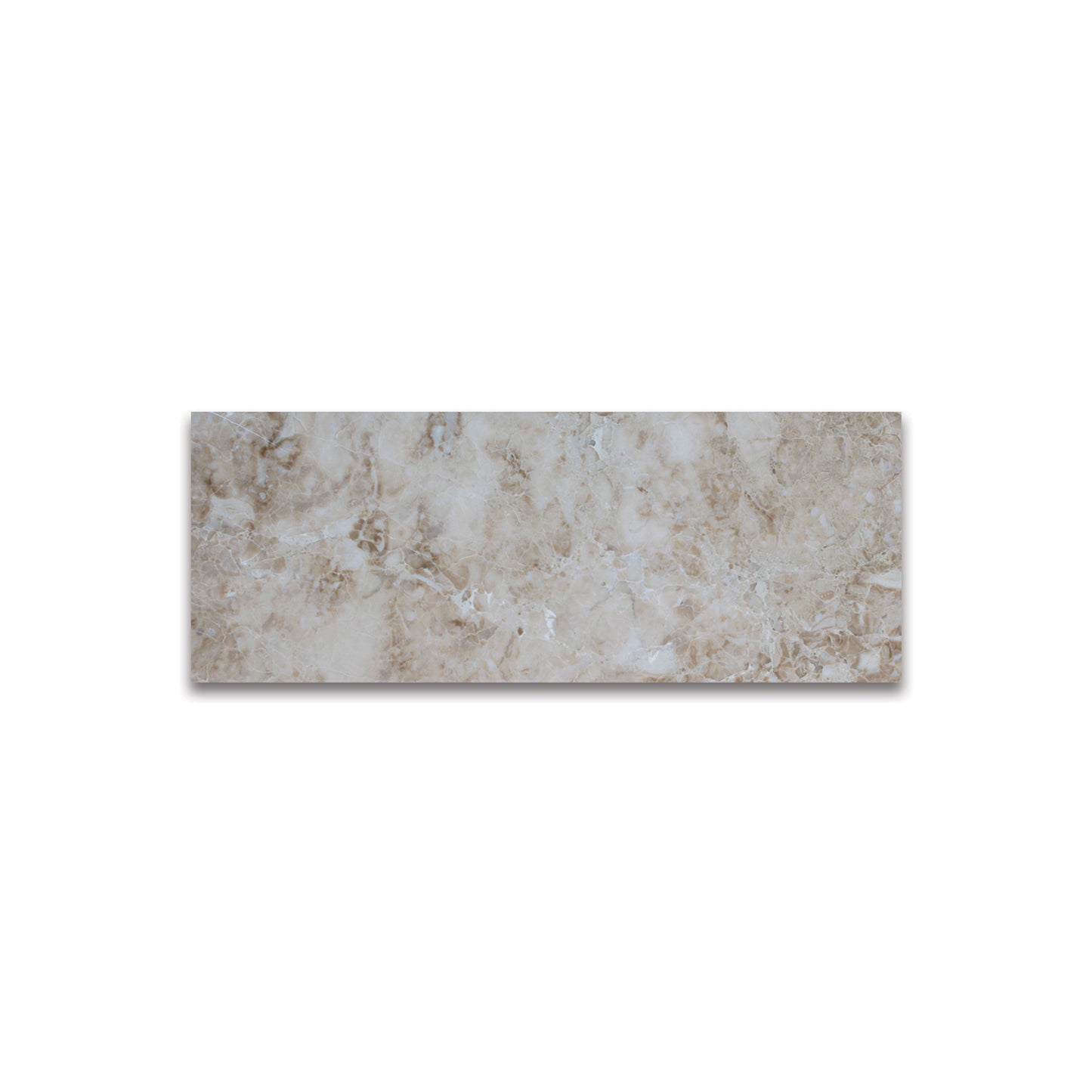 CAPPUCCINO MARBLE TILE POLISHED 3"x6"