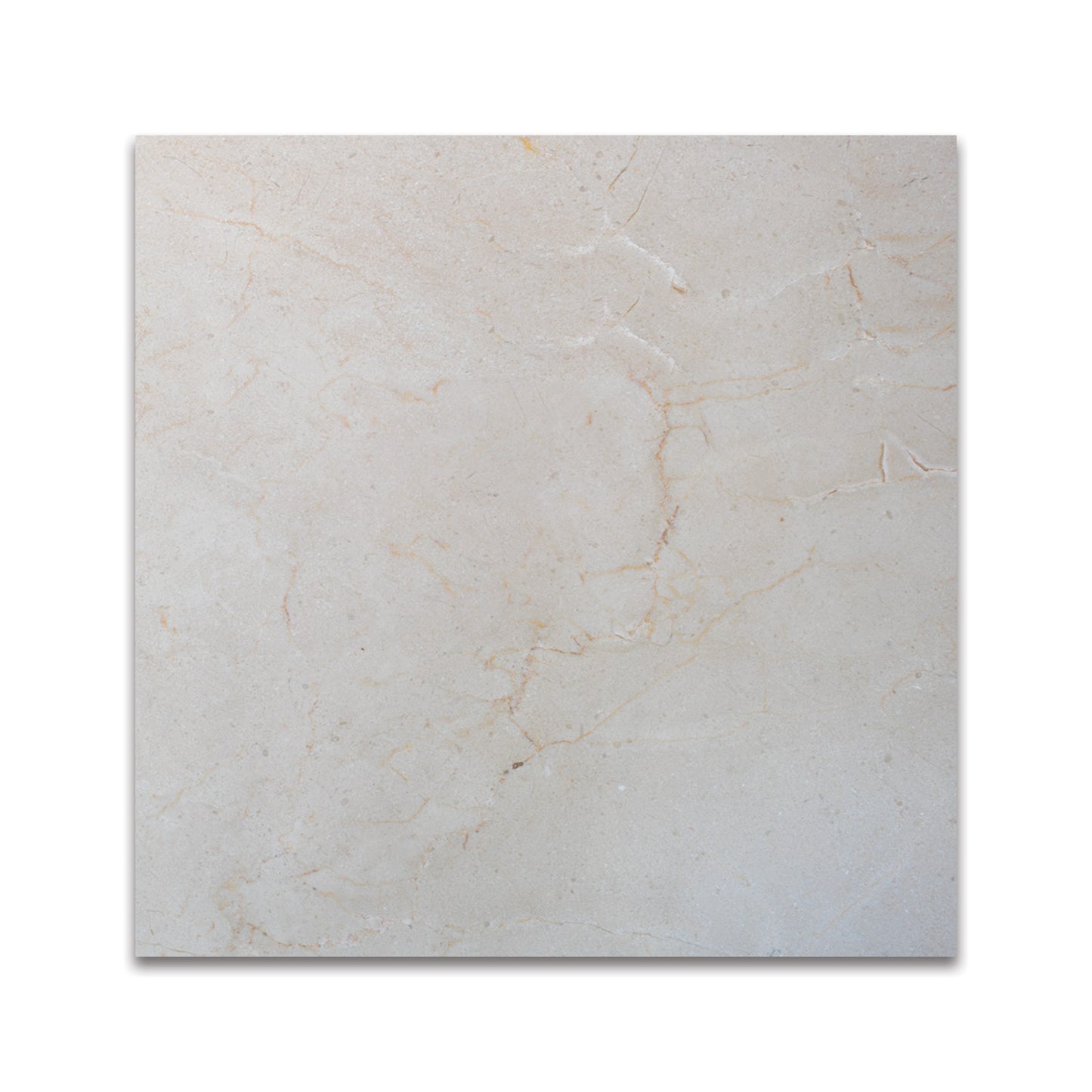 CREMA MARFIL MARBLE TILE HONED 12"x12"