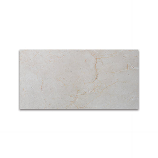 CREMA MARFIL MARBLE TILE HONED 12"x24"