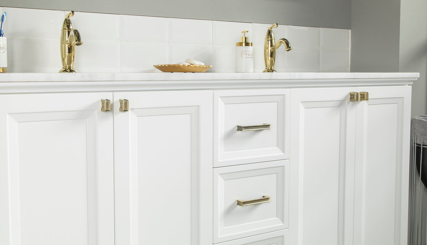 ELIZA WHITE 60" VANITY (DOUBLE BOWL)