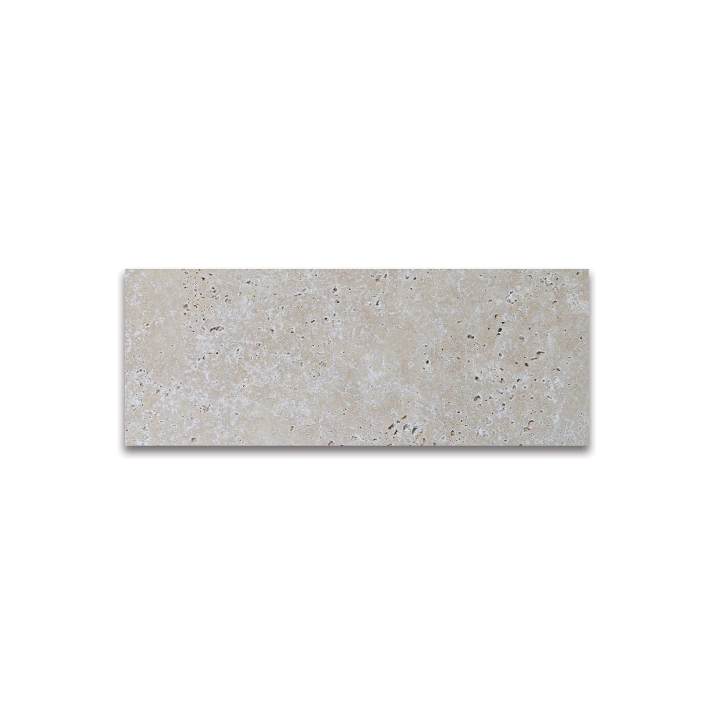 LIGHT TRAVERTINE TILE TUMBLED 3"x6"