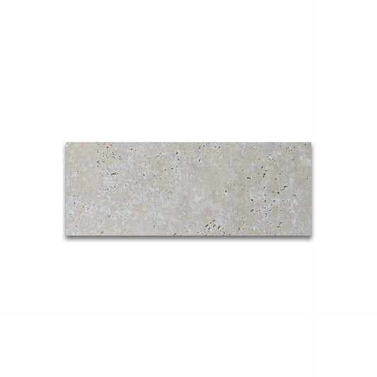 LIGHT TRAVERTINE TILE TUMBLED 3"x6"