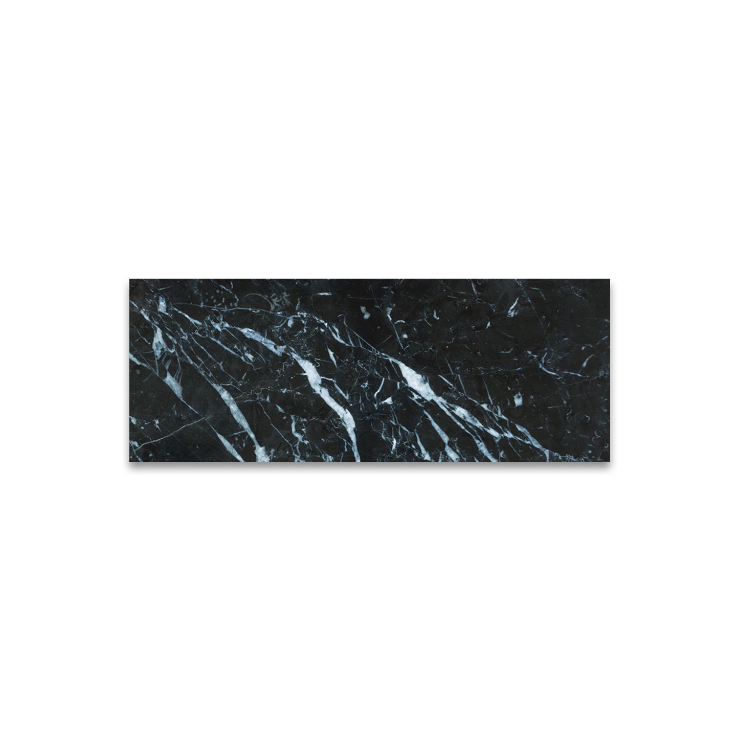 NERO MARQUINA MARBLE TILE POLISHED 3"x9"