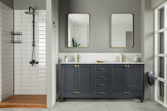 MARISOL DARK GRAY 72" VANITY